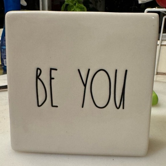 Rae Dunn BE BOLD and BE YOU Desk, Wall or Shelf Decor - Picture 2 of 3